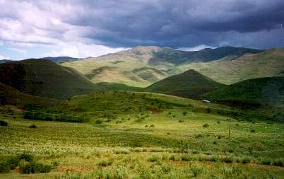 Lesotho mountains